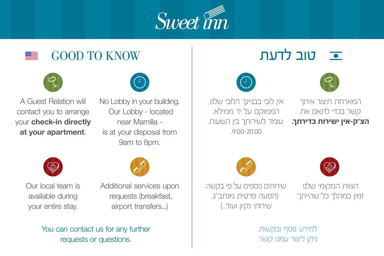 ירושלים Sweet Inn - Smats Street מראה חיצוני תמונה